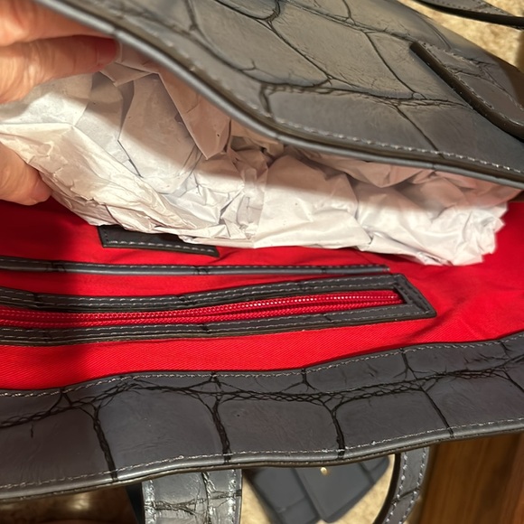 NWT DOONEY & BOURKE Tote, shoulder bag, satchel handbag, wallet, set steel blue - Picture 6 of 16